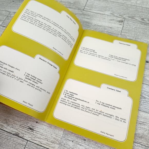 Vintage Cookbook Cookin With‎ Lundstroms Recipe Cards Cake Cookies Salad Pie - Picture 4 of 13